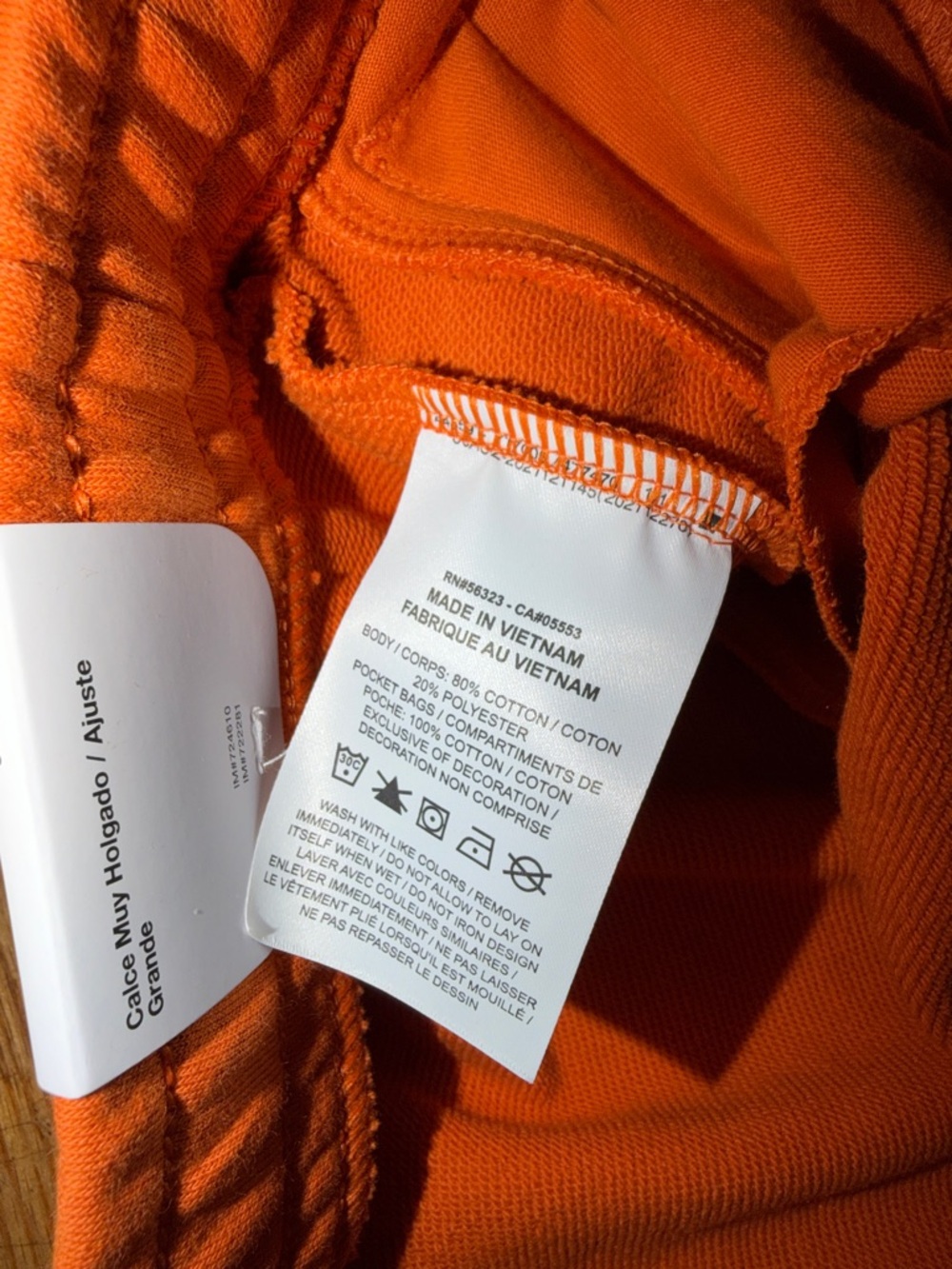 NWT Jordan Men’s Bright Orange Athletic Shorts size XXL - Picture 7 of 9